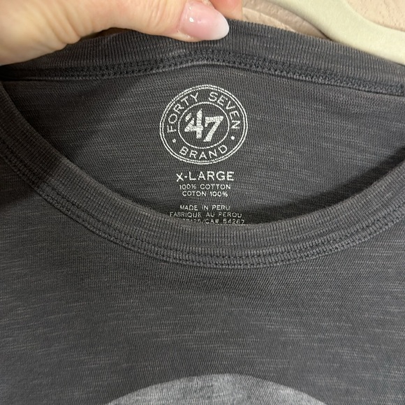 47 BRAND Men’s Pittsburg Steelers T-Shirt, Size XL, EUC - Picture 3 of 5